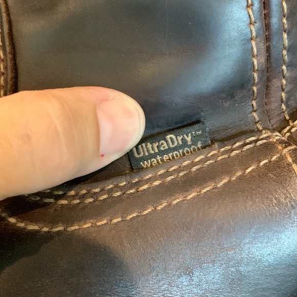 Irish Setter red wing work boots Brown leather pull on ultra dry waterproof 10.5 - Picture 15 of 16